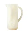 Godinger Lucente Resin Matte Beverage Pitcher In White