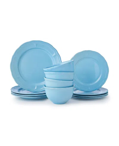 Godinger Madison 12-pc. Dinnerware Set, Service For 4 In Blue