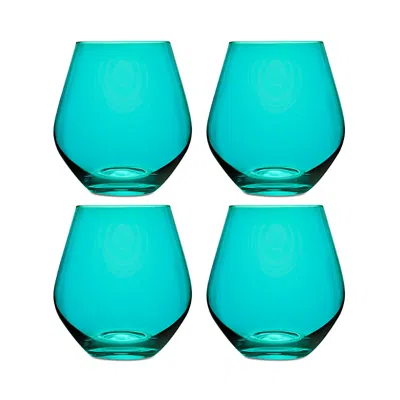 GODINGER MERIDIAN STEMLESS GLASSES, SET OF 4