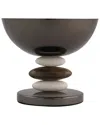 Godinger Midnight Pebble Footed Nut Bowl In Black