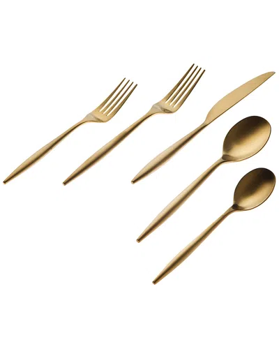 Godinger Milano Matte Gold 20pc Set