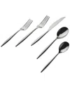 Godinger Milano Mirror 20 Piece Flatware Set, Service For 4