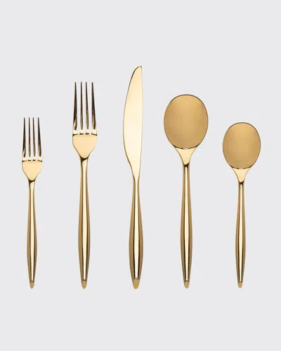 Godinger Milano Shiny Gold 20-piece Flatware Set - 18/10