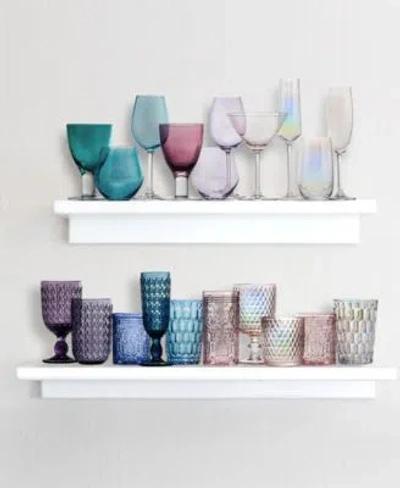 Godinger Modern Vintage Colored Glass Collection In Green