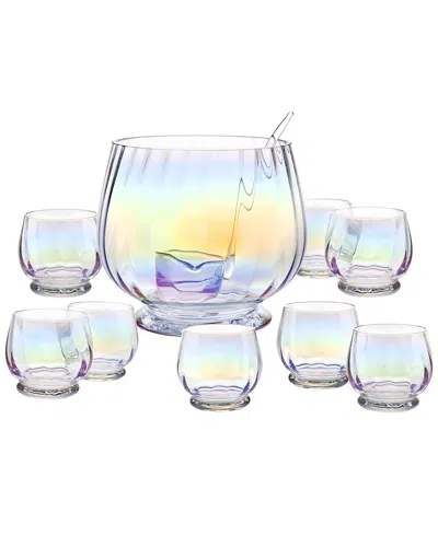 Godinger Monterey 10pc Punch Bowl Set