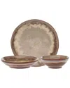 Godinger Onyx 12pc Dinnerware Set In Sand