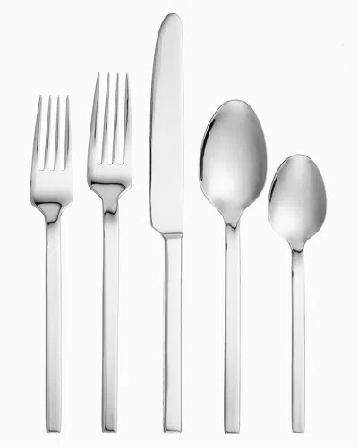 Godinger Opus Mirrored 18/10 Stainless Steel 20pc Flatware Set In Metallic