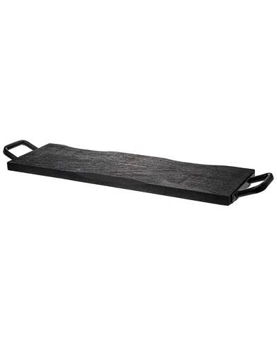 Godinger Orchard Serving Tray In Black