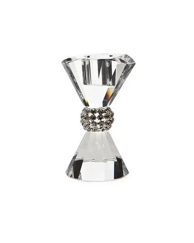 Godinger Pageant Bling Candle Holder Pair In Clear