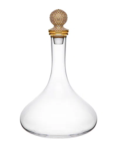 Godinger Pave 68oz Golden Decanter