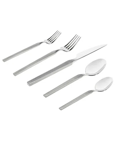 Godinger Podium Satin 18/10 Stainless Steel 20pc Flatware Set In Metallic