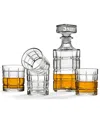 Godinger Radius 5pc Whiskey Decanter Set