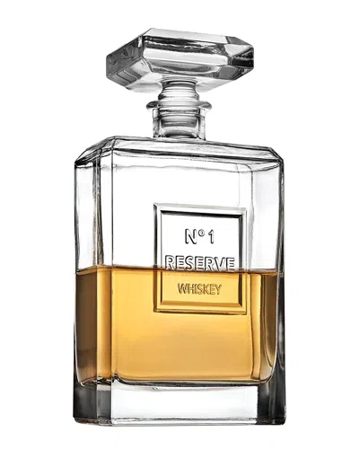 Godinger Reserve Whiskey Decanter In Silver