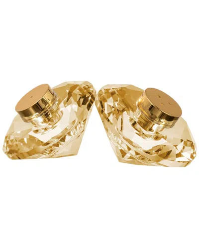 Godinger Rio Salt & Pepper Set In Gold