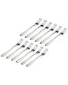 Godinger Set Of 12 Salem Mirrored 18/0 Stainless Steel Salad Fork In Metallic