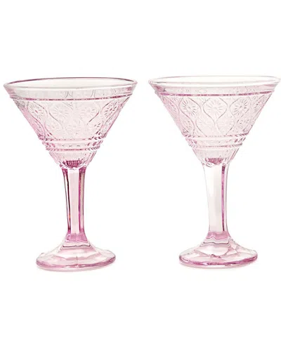 Godinger Set Of 2 Claro Martini Glasses