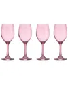 Godinger Veneto White Wine Glasses, Set Of 4
