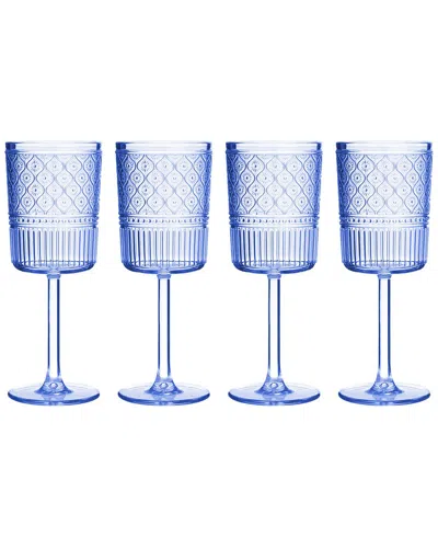Godinger Set Of 4 Claro Acrylic Goblets
