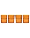 Godinger Set Of 4 Claro Double Old-fashioned Glasses