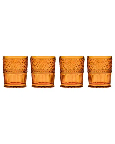 GODINGER GODINGER SET OF 4 CLARO DOUBLE OLD-FASHIONED GLASSES
