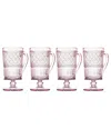 Godinger Claro Footed Mug, Set Of 4