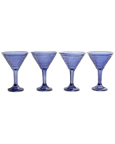 Godinger Set Of 4 Claro Martini Glasses