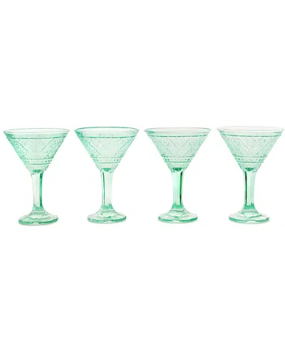 Godinger Set Of 4 Claro Martini Glasses