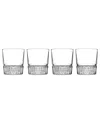 Godinger Set Of 4 Latitude Double Old Fashioned Glasses