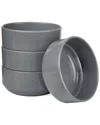 Godinger Set Of 4 Marbella Stacking Melamine Cereal Bowls