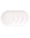 Godinger Set Of 4 Marbella Stacking Melamine Salad Plates