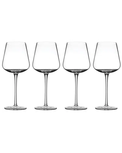 Godinger Set Of 4 Marmont White Wine Glasses In Transparent