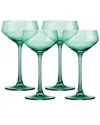 Godinger Set Of 4 Sheer Champagne Coupes