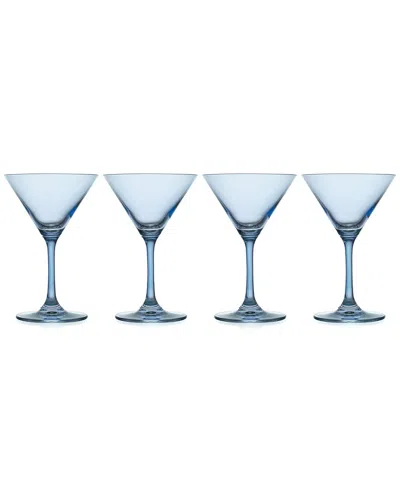 Godinger Set Of 4 Veneto Frost Martini Glasses