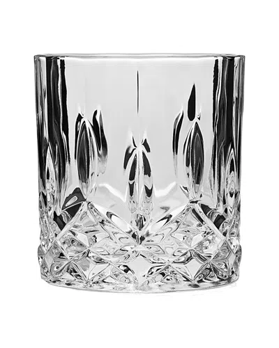 Godinger Set Of 5 Oxford Double Old Fashioned Glasses In Transparent
