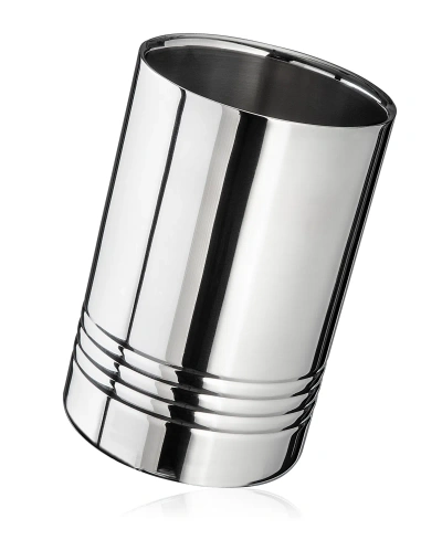 Godinger Signature Collection By  Double Wall Stainless Steel Wine Chiller In Silver