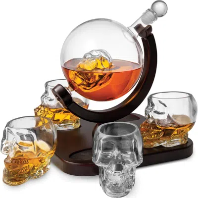 GODINGER GODINGER SKULL 5-PIECE DECANTER SET