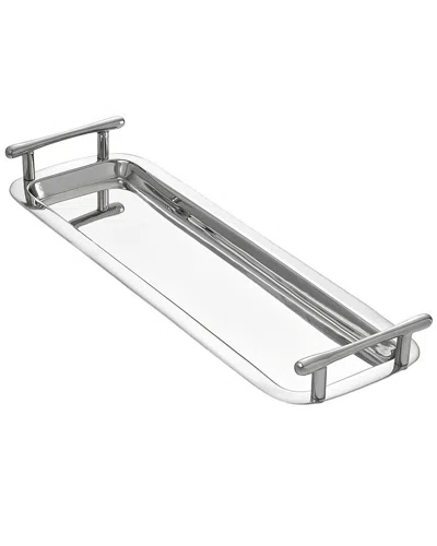 Godinger Small Droplet Steel Tray In Silver