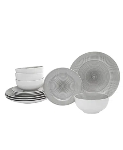 Godinger Spiral 12 Pc. Dinnerware Set, Service For 4