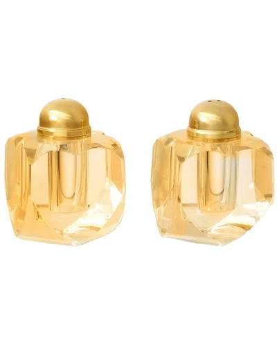 Godinger Stockholm Salt & Pepper In Gold