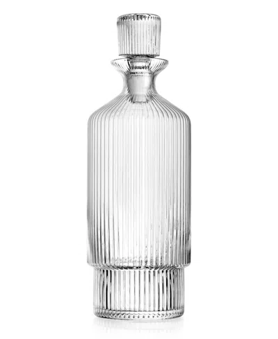 Godinger Sullivan Street Fluted Decanter In Transparent