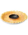 Godinger Flower Power Chip Dip In Yellow
