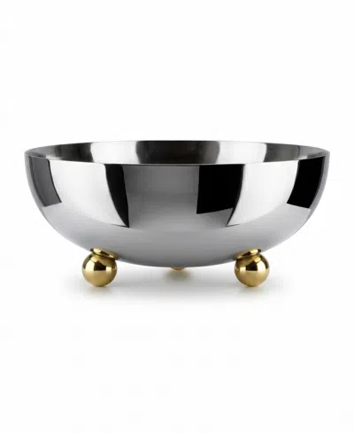 Godinger Temari Footed 176 Oz. Salad Bowl In Gray