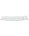 Godinger Tidal Platinum Platter Large In Clear