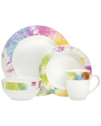 Godinger Tie Dye 16pc Set In Multi
