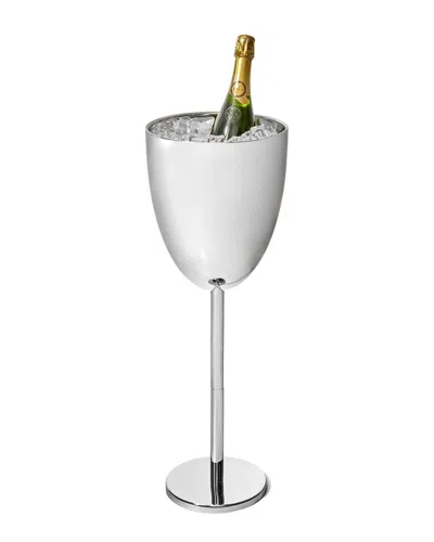 Godinger Top Shelf Double Wall Wine-shaped Cooler In Silver