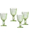 Godinger Twill Set Of 4 Wine Glasses