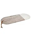 Godinger Two-tone Marble Oval Cutting Board