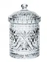 Godinger Wales Biscuit Box In Clear