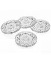 Godinger Wales Coasters (set Of 4) In Clear