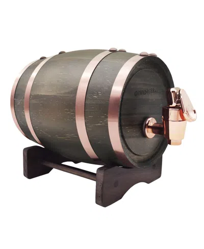 Godinger Whiskey 25 Oz. Barrel Dispenser In Brown
